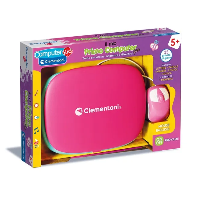 clementoni-sapientino-il-mio-primo-computer-pink-ordinateur-ducatif-pr-scolaire image 1