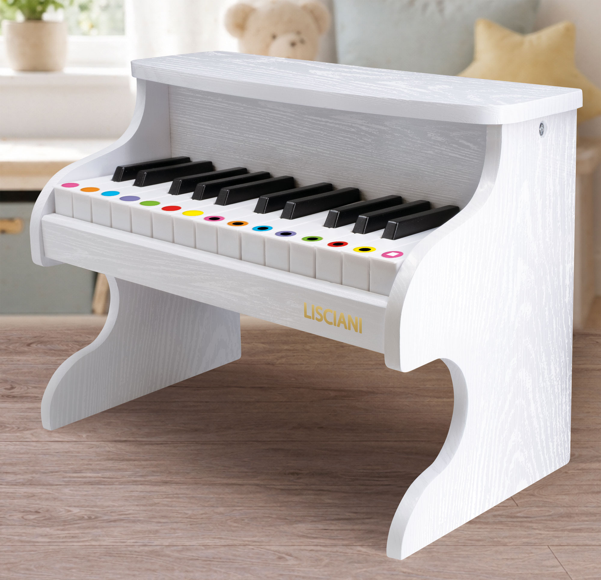lisciani-montessori-piano-en-bois-cole-de-musique-pour-enfants image 2