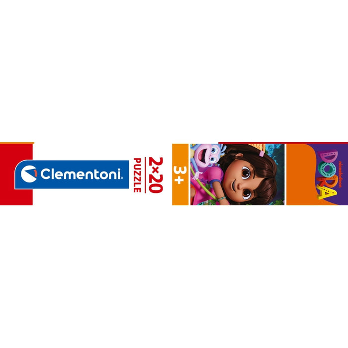 clementoni-dora-the-explorer-puzzle-enfant-2x20-pi-ces image 8