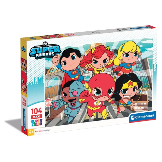 clementoni-puzzle-enfant-dc-comics-super-friends-104-pi-ces image 1