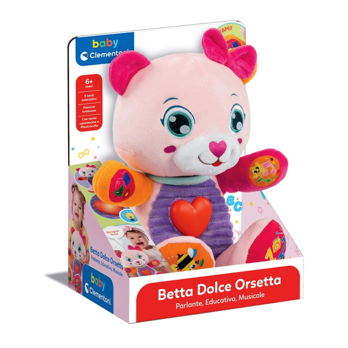 clementoni-baby-betta-dolce-orsetta-peluche-parlante-interactive image 2
