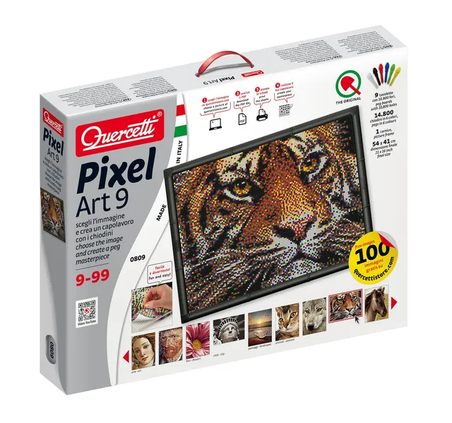 quercetti-pixel-art-9-plaques-tableau-54x41-cm-10800-picots image 1