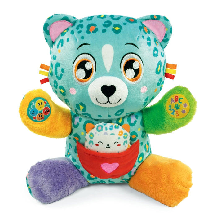 clementoni-baby-clementoni-cleo-e-leo-dolci-leopardi-peluche-interactive image 1