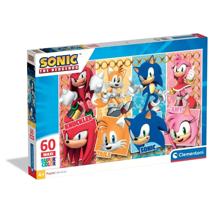 clementoni-puzzle-sonic-60-maxi-pi-ces-62x42-cm image 1