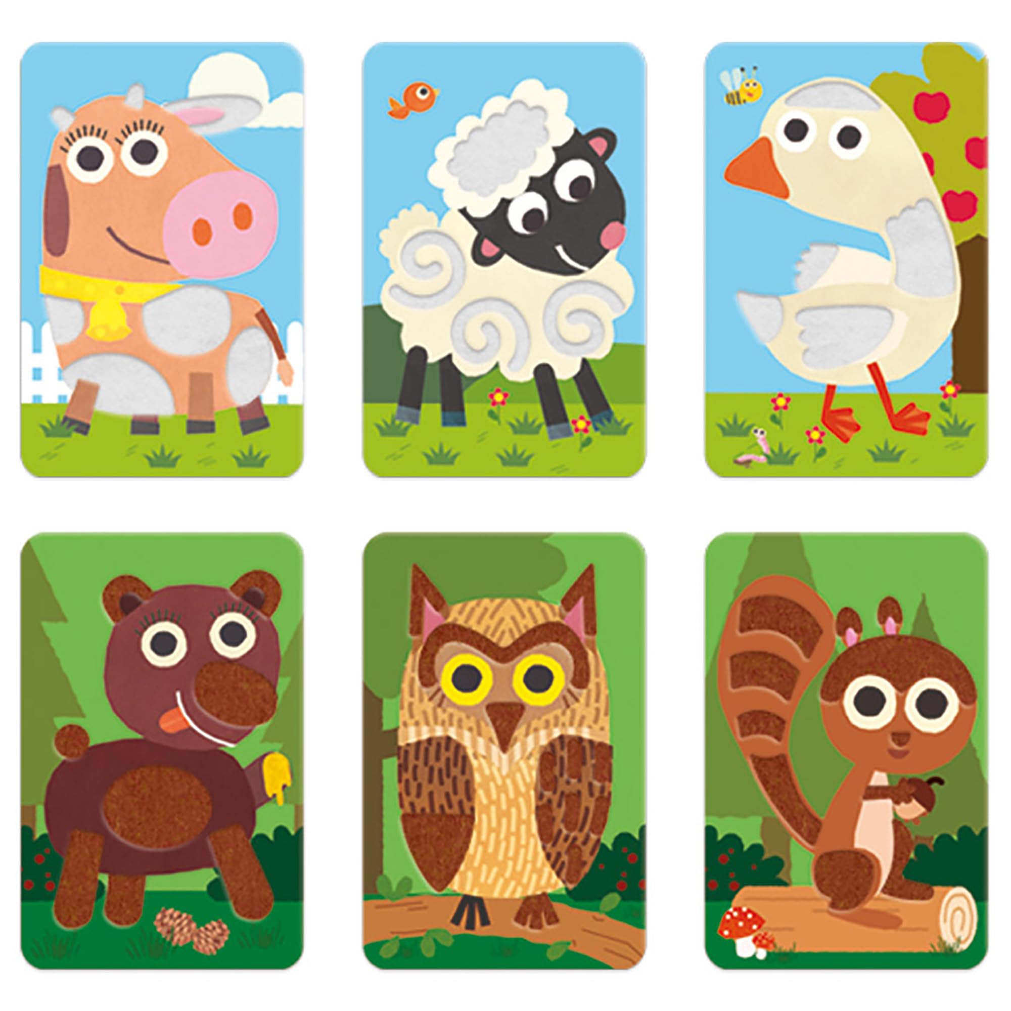 headu-flashcards-baby-soft-cartes-sensorielles-animaux image 5