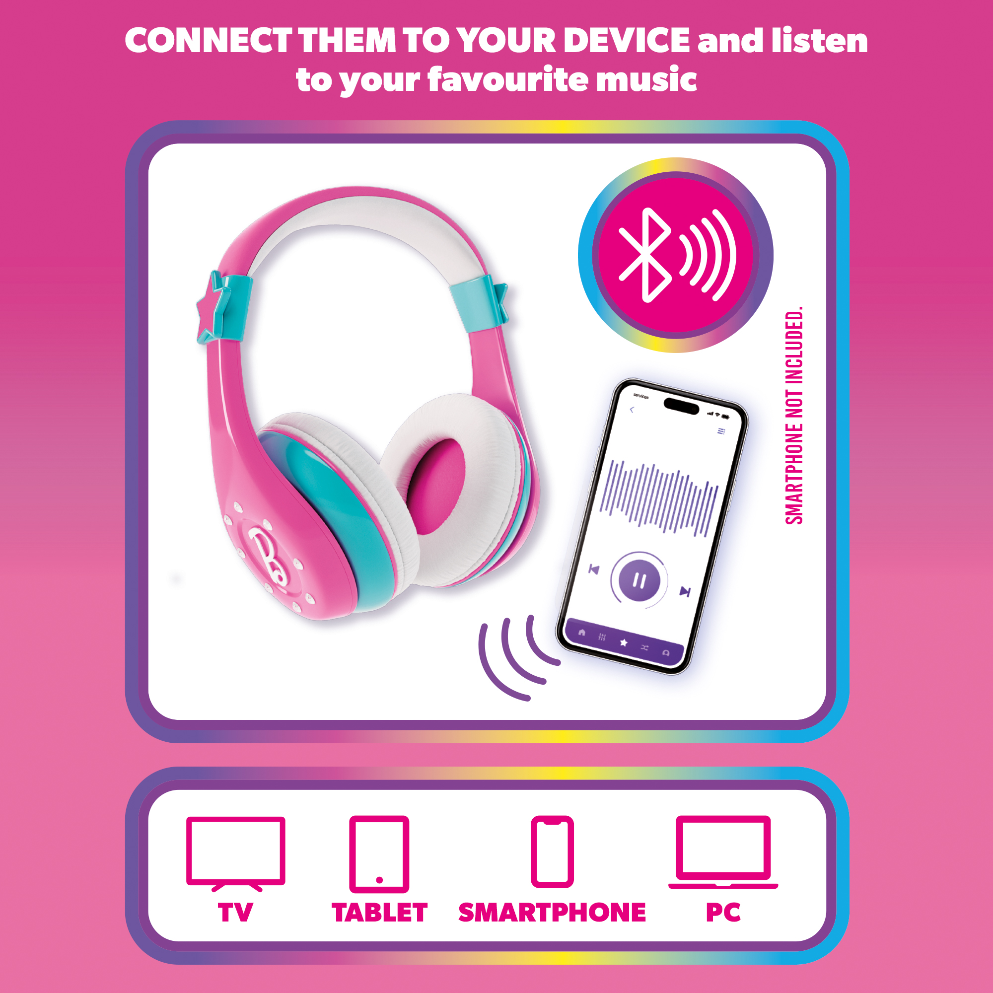 lisciani-barbie-fashion-casque-bluetooth-enfant image 4
