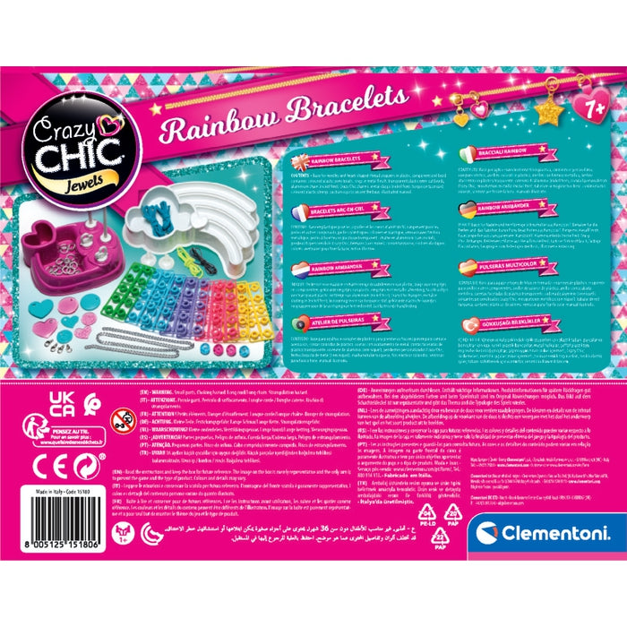 clementoni-crazy-chic-rainbow-bracelets-kit-de-cr-ation image 5