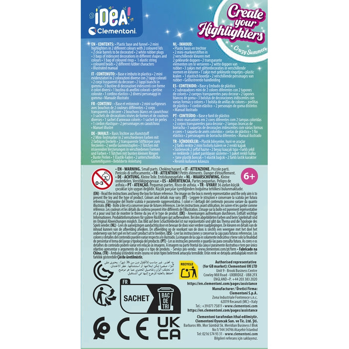 clementoni-crazy-chic-create-your-highlighters-crazy-summer image 7