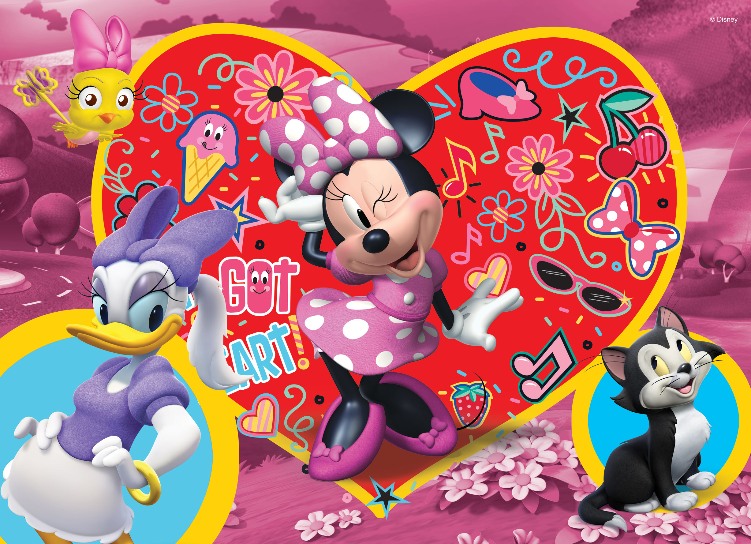 lisciani-disney-puzzle-df-plus-24-minnie-puzzle-double-face-colorier image 2