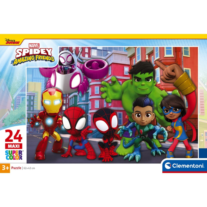 clementoni-spidey-and-his-amazing-friends-puzzle-24-pi-ces-maxi image 4