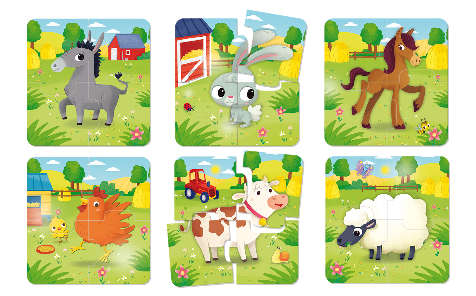 lisciani-carotina-baby-puzzle-la-fattoria-puzzles-ferme image 2