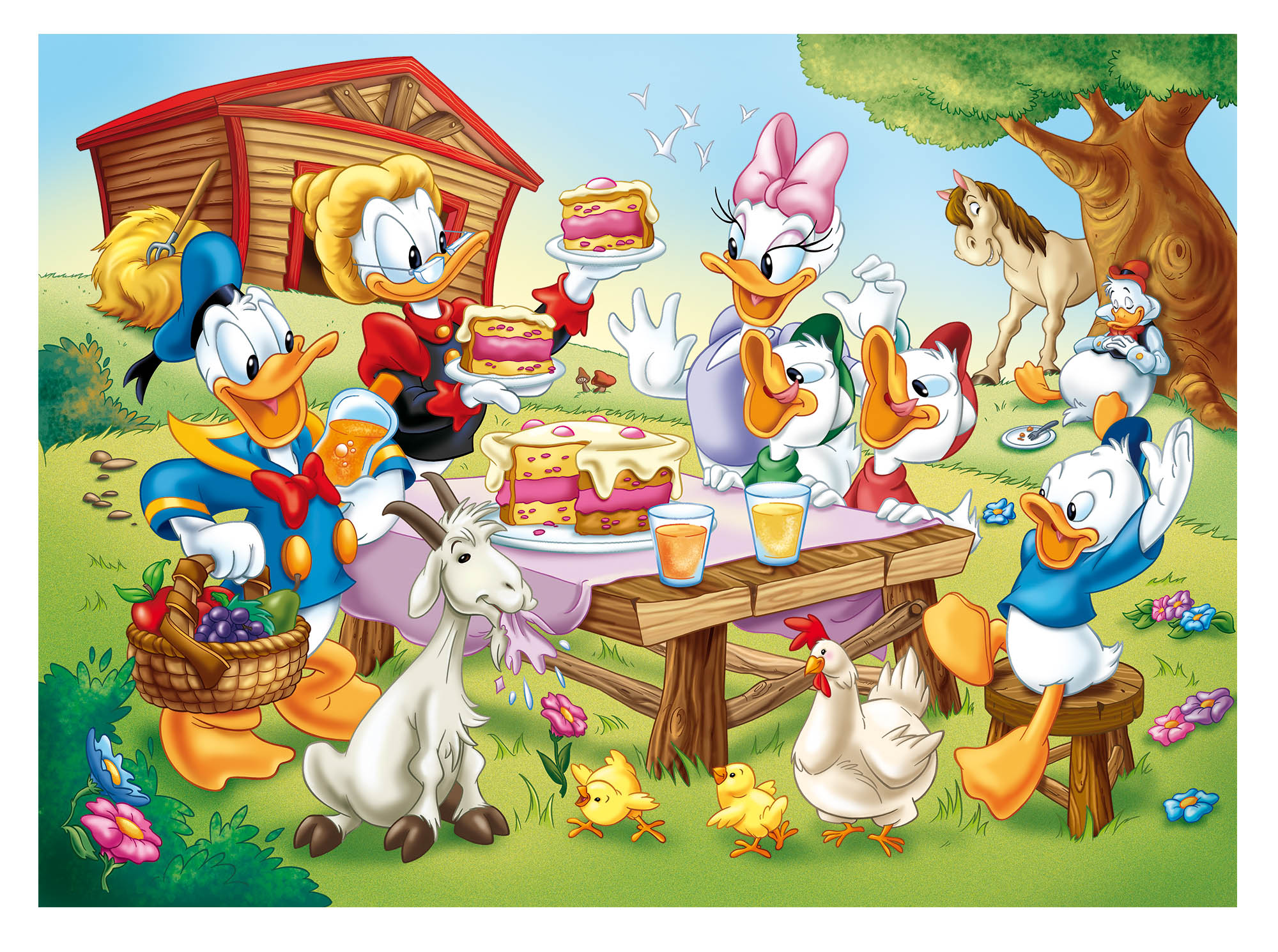lisciani-disney-puzzle-double-face-maxi-floor-35-mickey-maxi-puzzle-enfant-color image 2