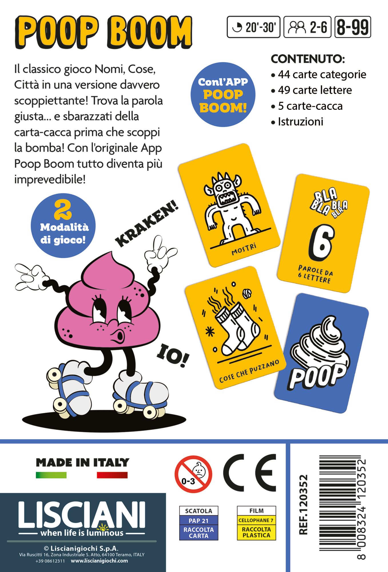 lisciani-ludoteca-poop-boom-jeu-noms-choses-villes-animaux image 5