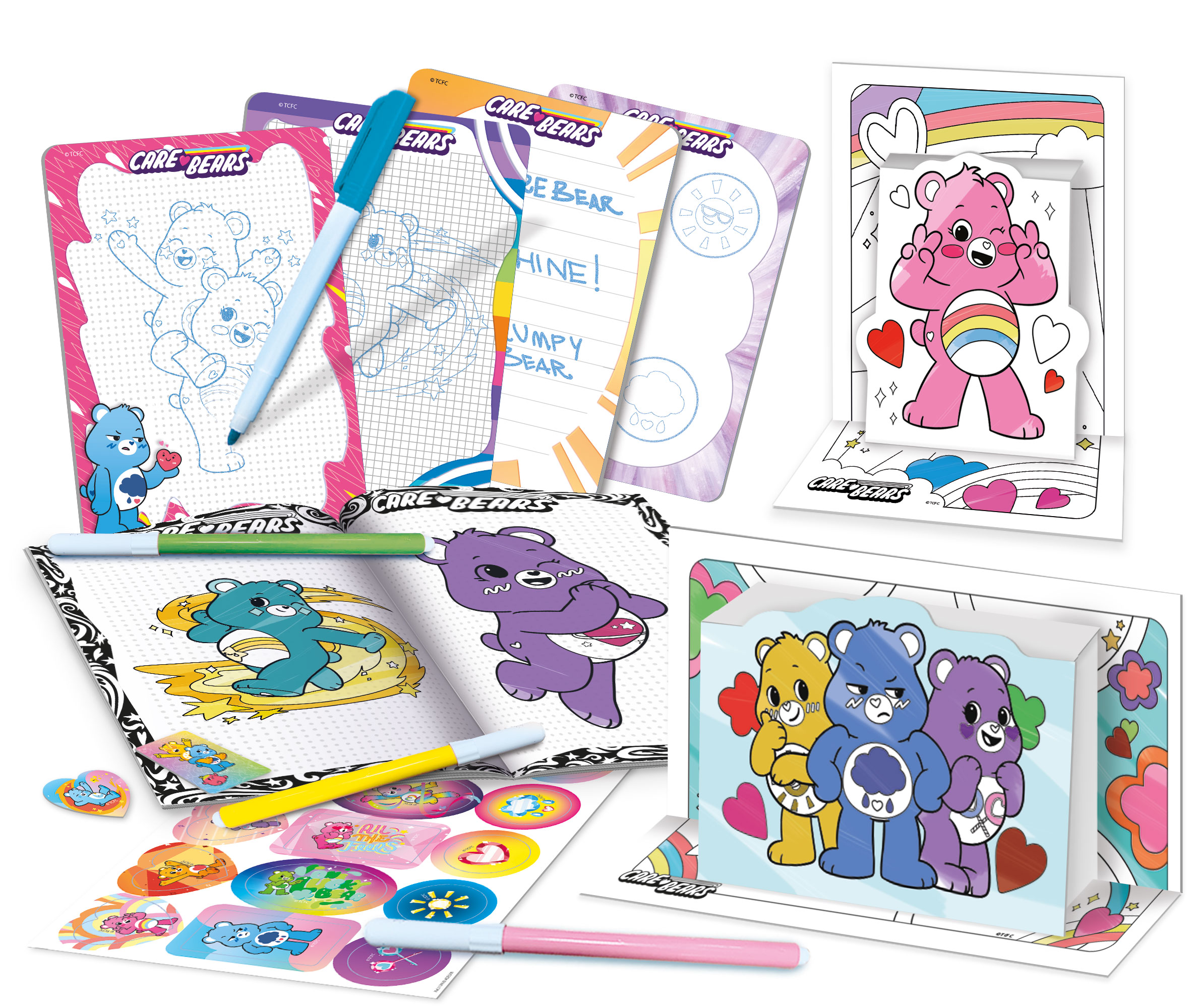 lisciani-care-bears-zainetto-colouring-and-drawing-school-sac-dos-cr-atif image 3