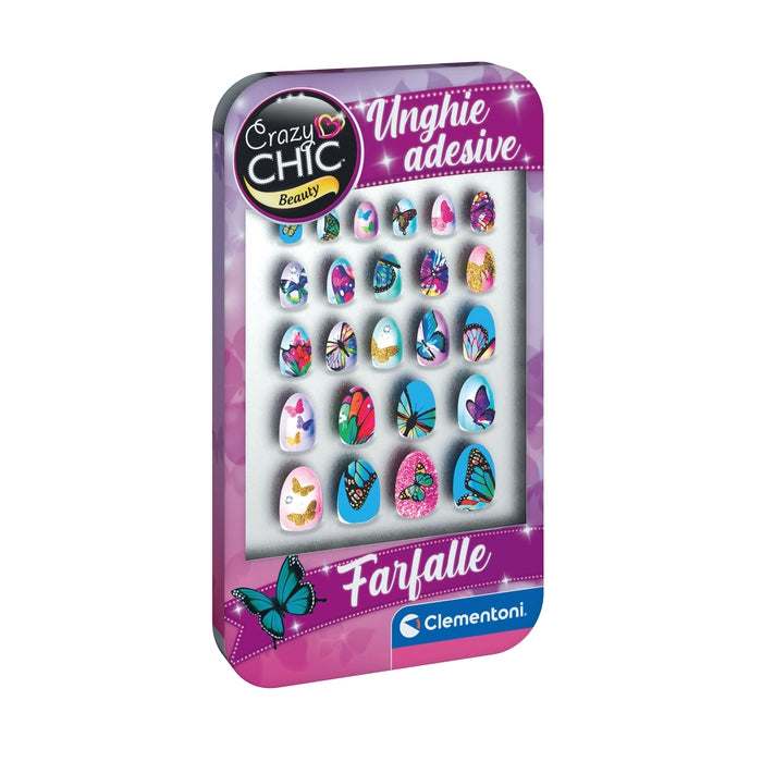 clementoni-crazy-chic-faux-ongles-adh-sifs-papillons image 2
