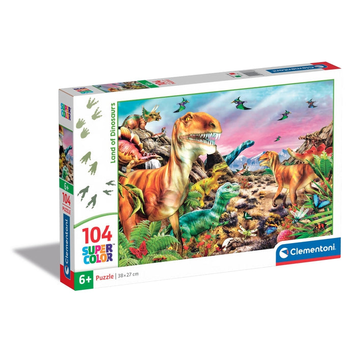 clementoni-land-of-dinosaurs-puzzle-enfant-104-pi-ces image 1
