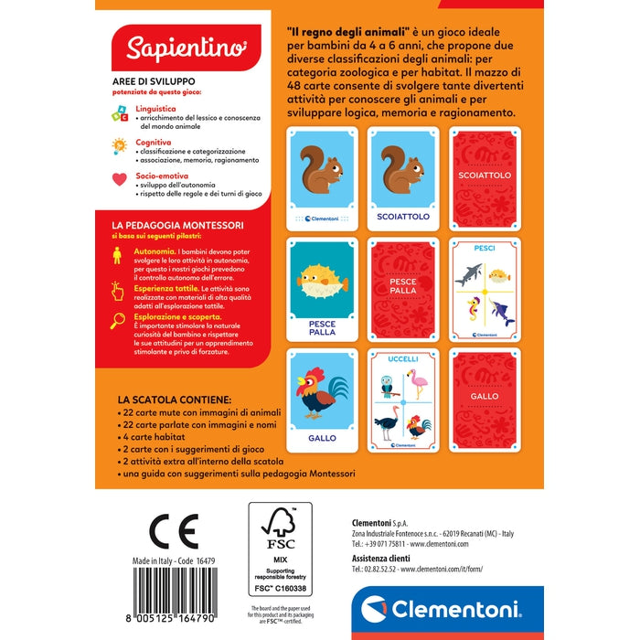 clementoni-sapientino-montessori-flashcards-il-regno-degli-animali-jeu-ducatif-4 image 6