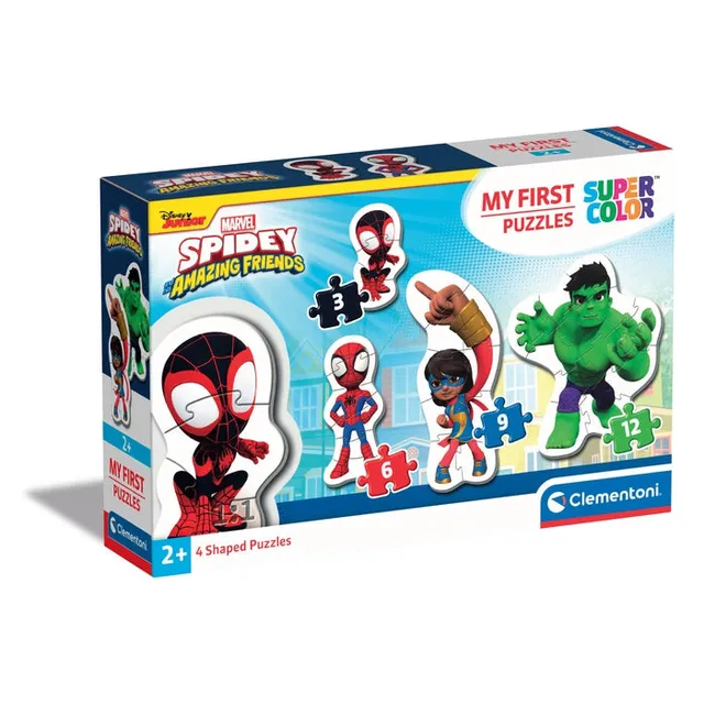 clementoni-spidey-and-his-amazing-friends-puzzle-volutif-3-6-9-12-pi-ces image 1