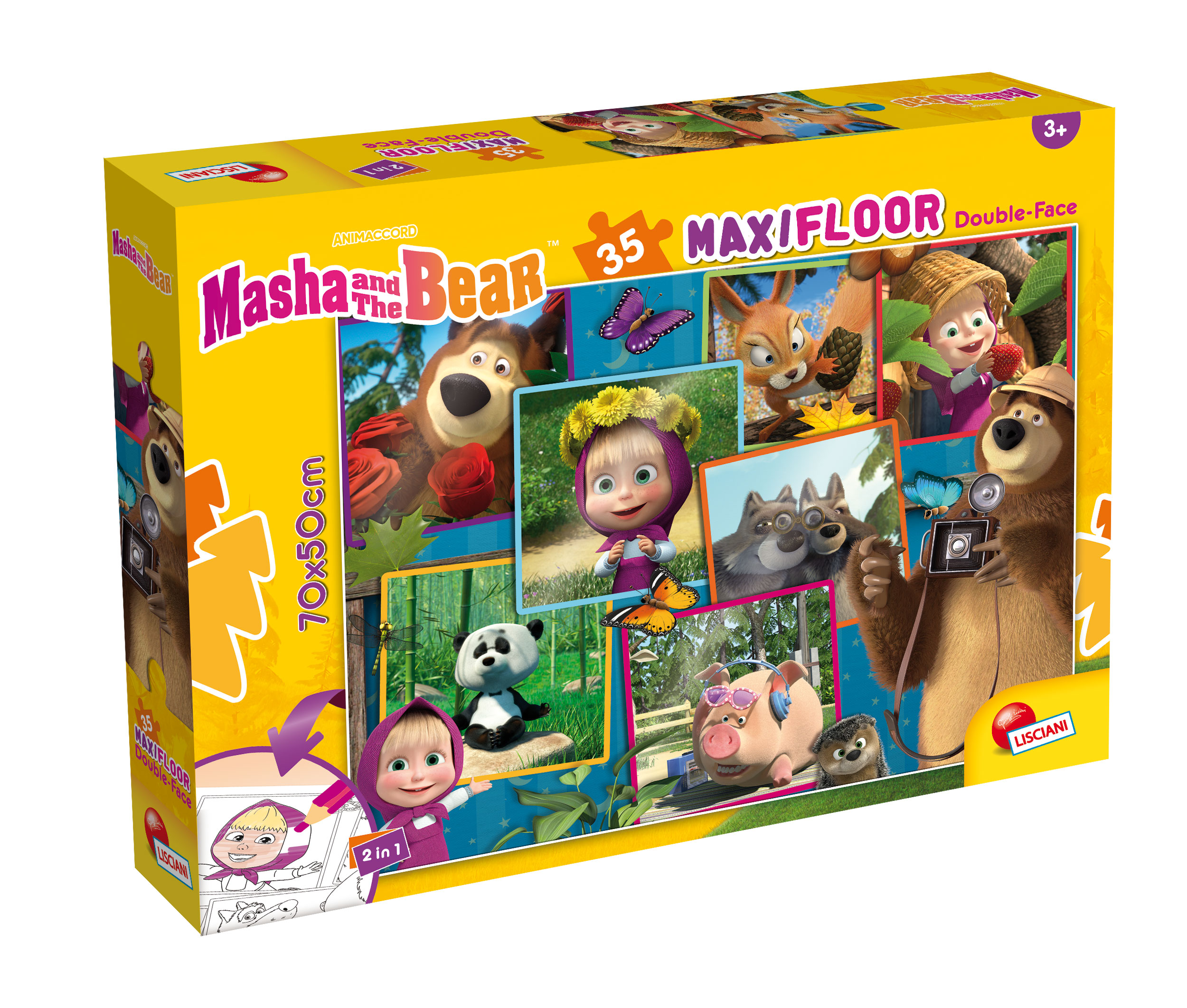 lisciani-masha-puzzle-df-maxifloor-35-masha-et-michka image 1