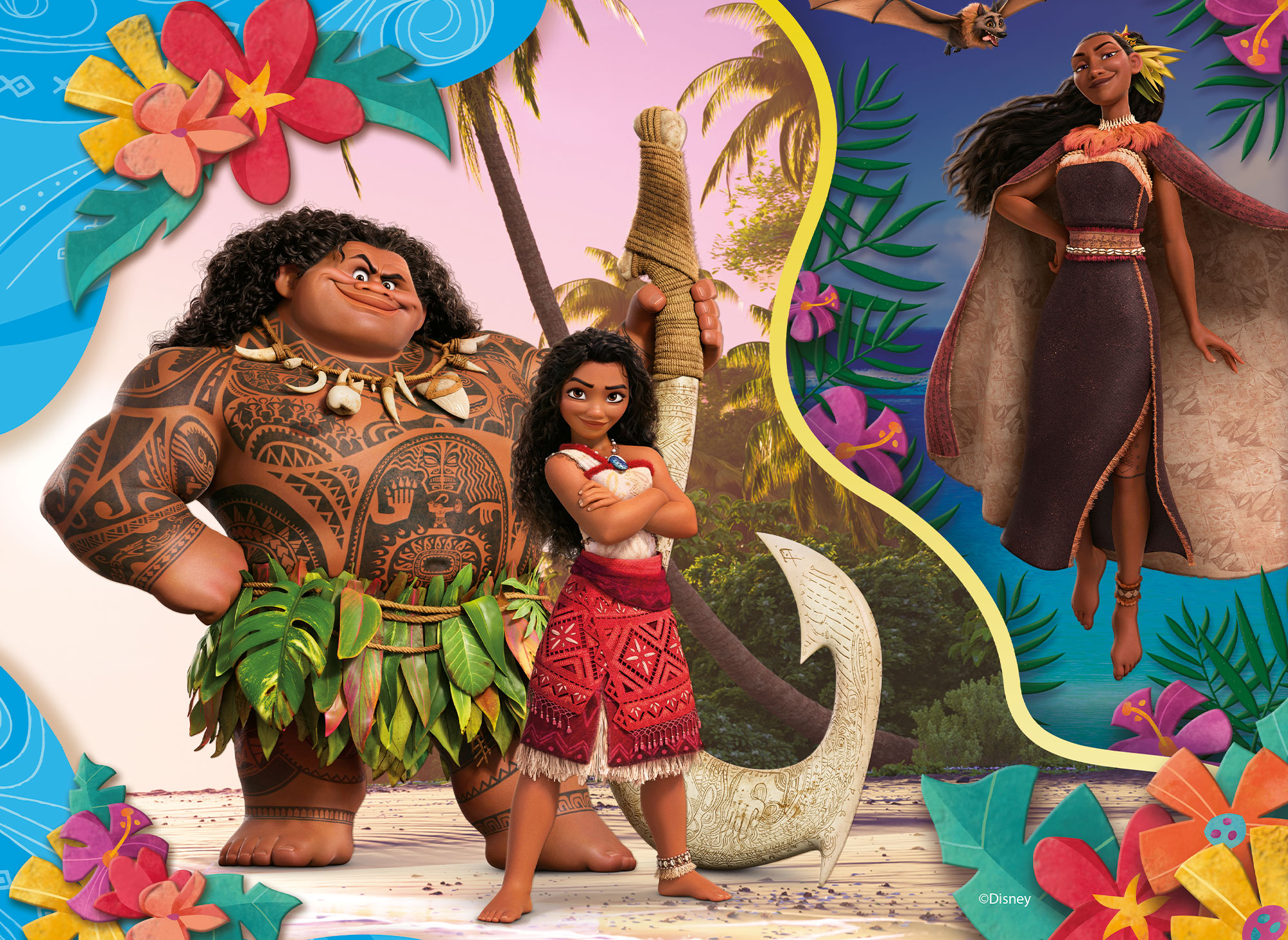 lisciani-disney-puzzle-maxifloor-4-x-48-vaiana-2 image 3