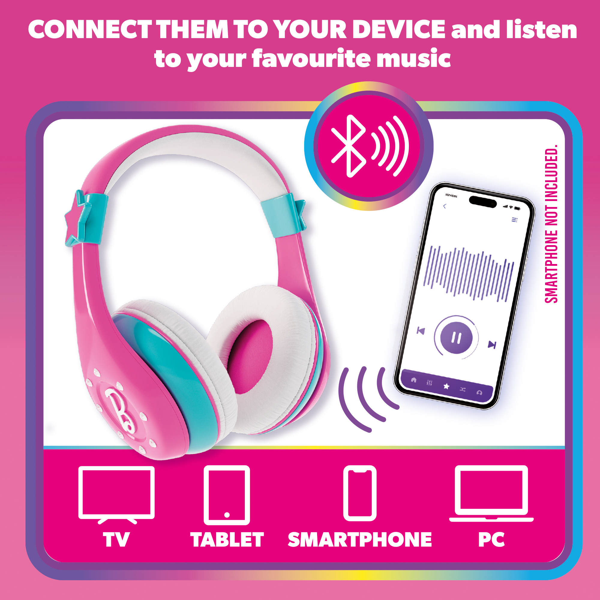 lisciani-barbie-sound-your-style-casque-micro-bluetooth image 3