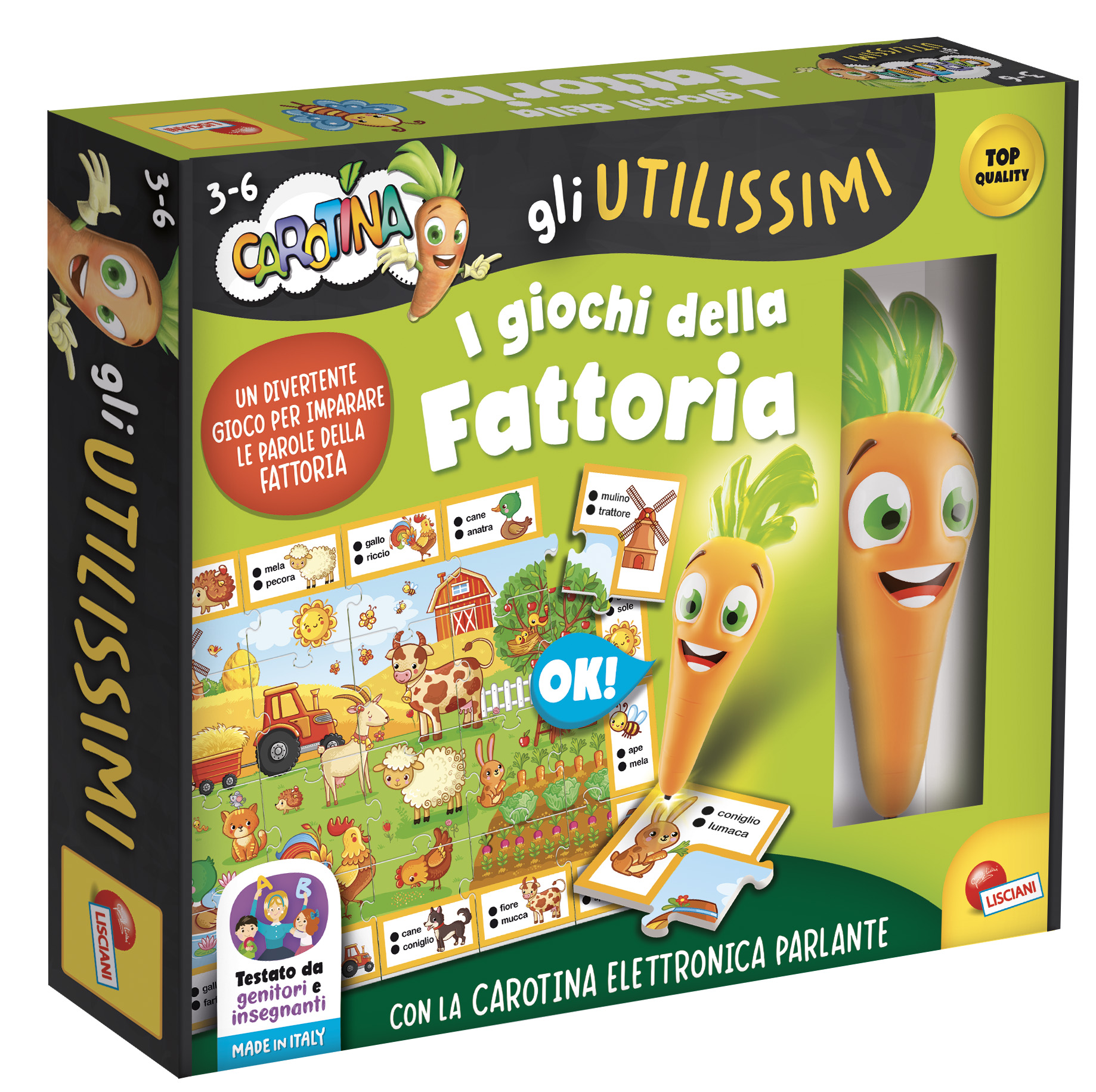 lisciani-carotina-penna-parlante-gli-utilissimi-jeux-de-la-ferme-ducatifs image 1