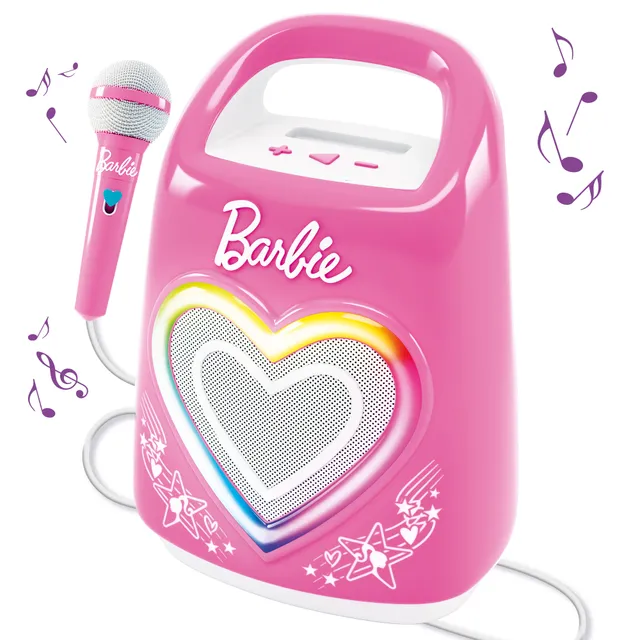 lisciani-barbie-party-partymaker-enceinte-bluetooth-micro-karaok image 1