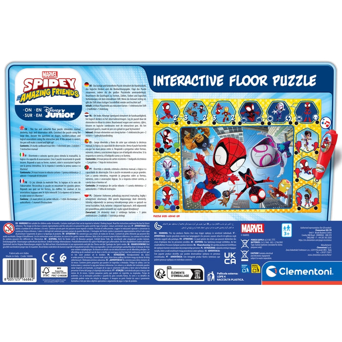 clementoni-sapientino-puzzle-interactif-spidey-24-pi-ces-stylo image 6