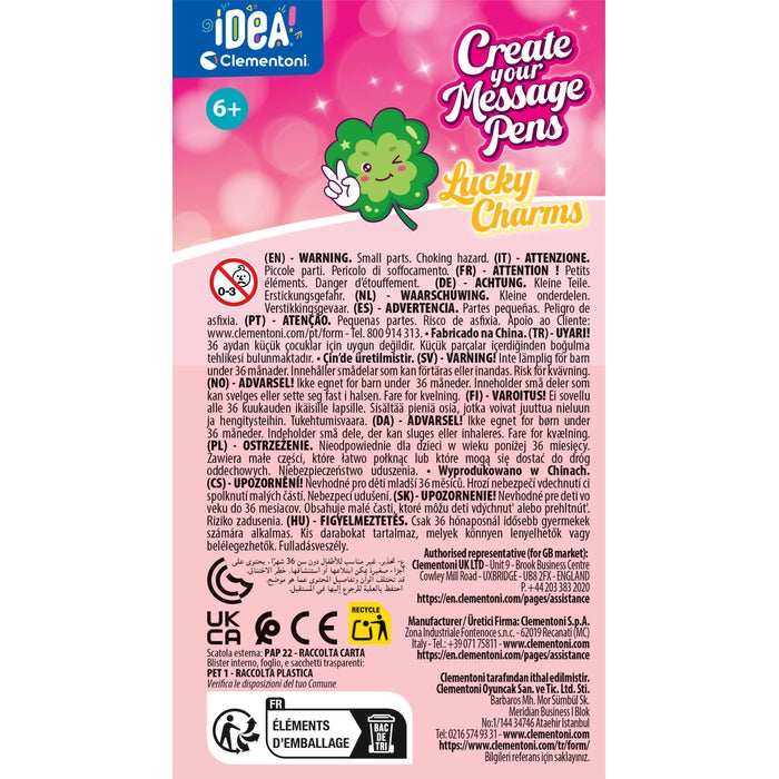 clementoni-idea-create-your-message-pen-lucky-charms-kit-cr-atif-stylos image 6
