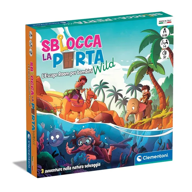clementoni-sblocca-la-porta-wild-jeu-escape-room image 1