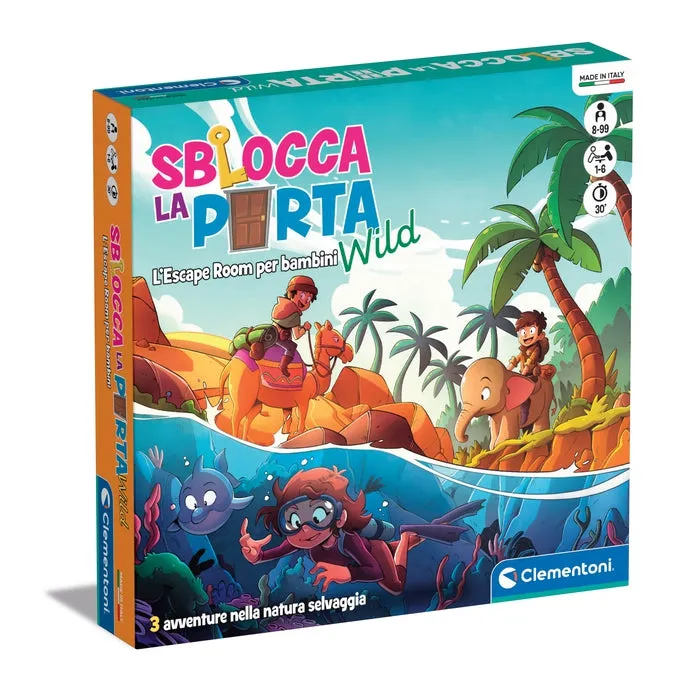 clementoni-sblocca-la-porta-wild-jeu-escape-room image 1