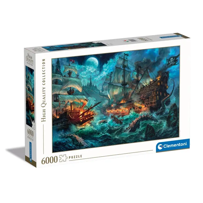 clementoni-pirates-battle-puzzle-6000-pi-ces-168-6-x-118-4-cm image 1