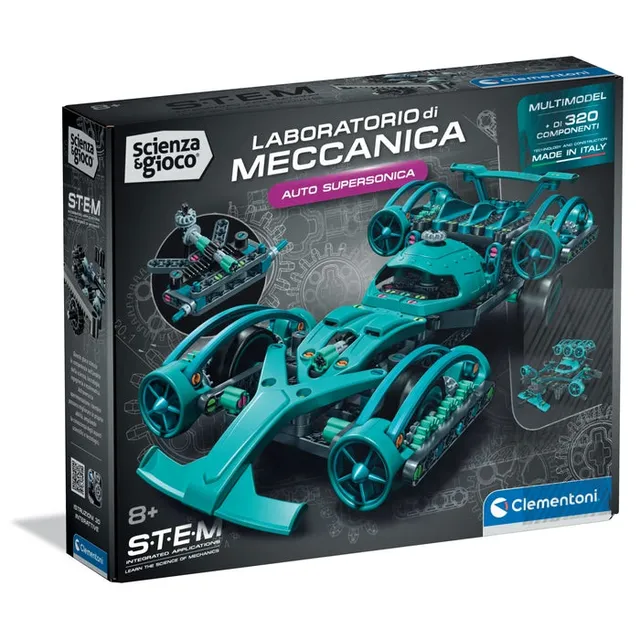 clementoni-scienza-e-gioco-build-auto-supersonica-2-en-1 image 1