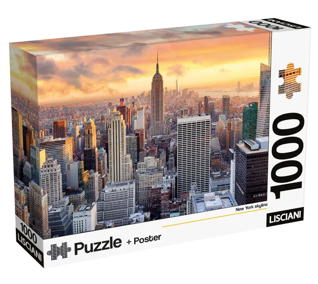 lisciani-puzzle-1000-pi-ces-new-york-poster-inclus image 1