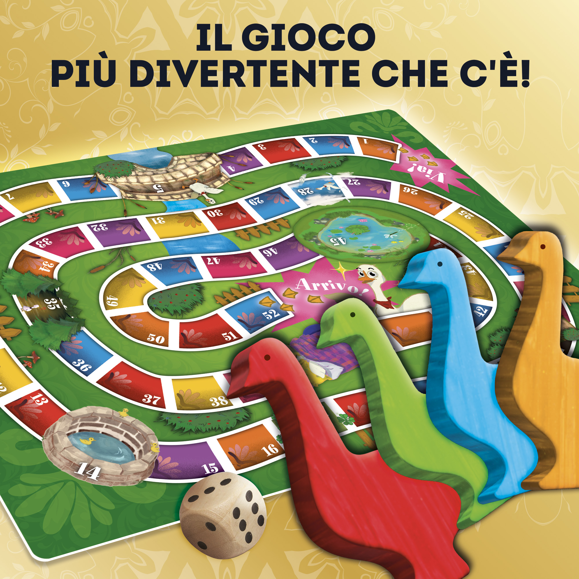 lisciani-ludoteca-jeu-de-l-oie-classic-illustr image 3