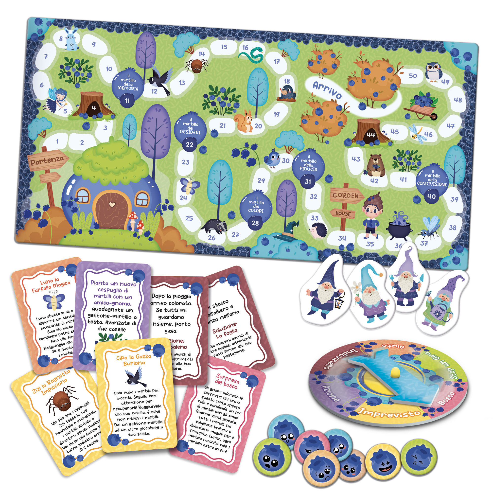 lisciani-giocare-educare-emotional-il-gioco-dei-mirtilli-jeu-de-parcours-montess image 2