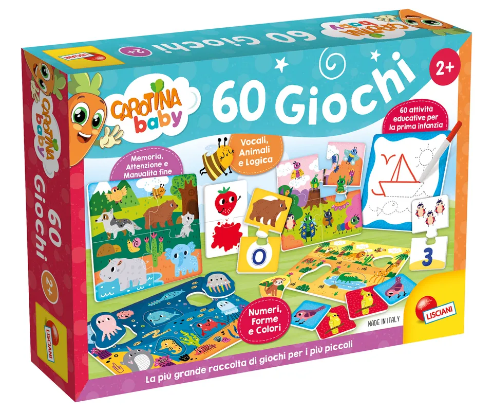 lisciani-carotina-baby-60-jeux-coffret-ducatif-premiers-apprentissages image 1