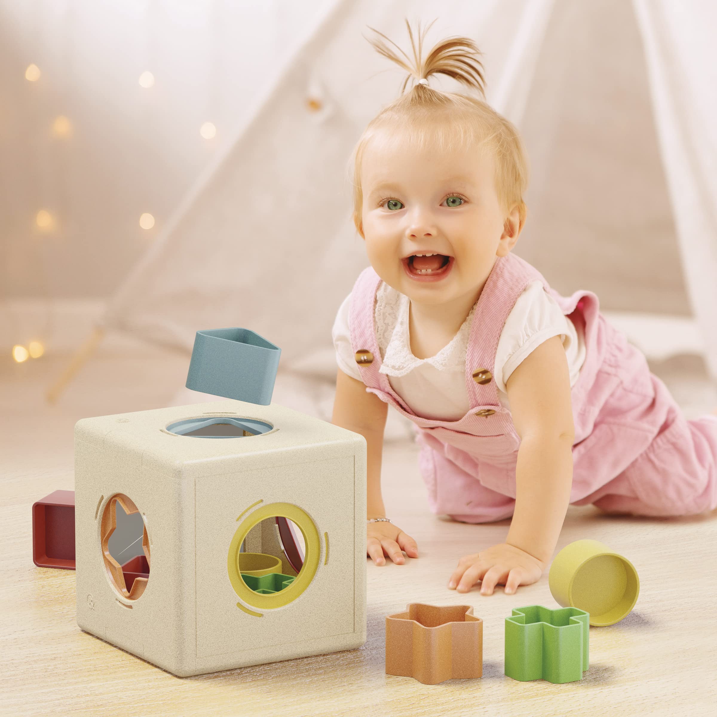 quercetti-80240-kub-shape-play-bio-trieur-de-formes-cube-premier-ge image 2