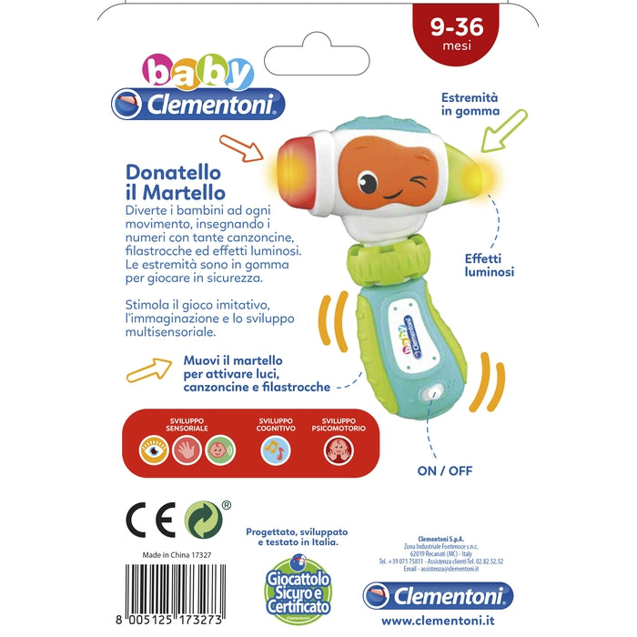baby-clementoni-donatello-il-martello-marteau-musical-interactif image 5