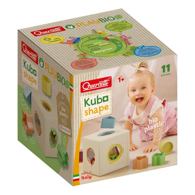 quercetti-80240-kub-shape-play-bio-trieur-de-formes-cube-premier-ge image 1