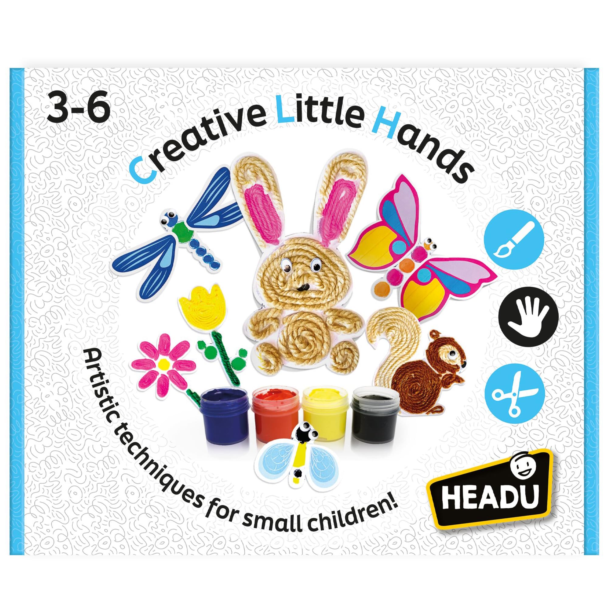 headu-creative-little-hands-kit-cr-atif-peinture-au-doigt-4-8-ans image 4