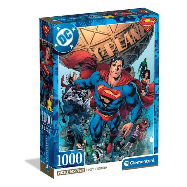 clementoni-superman-puzzle-1000-pi-ces-70x50-cm image 1