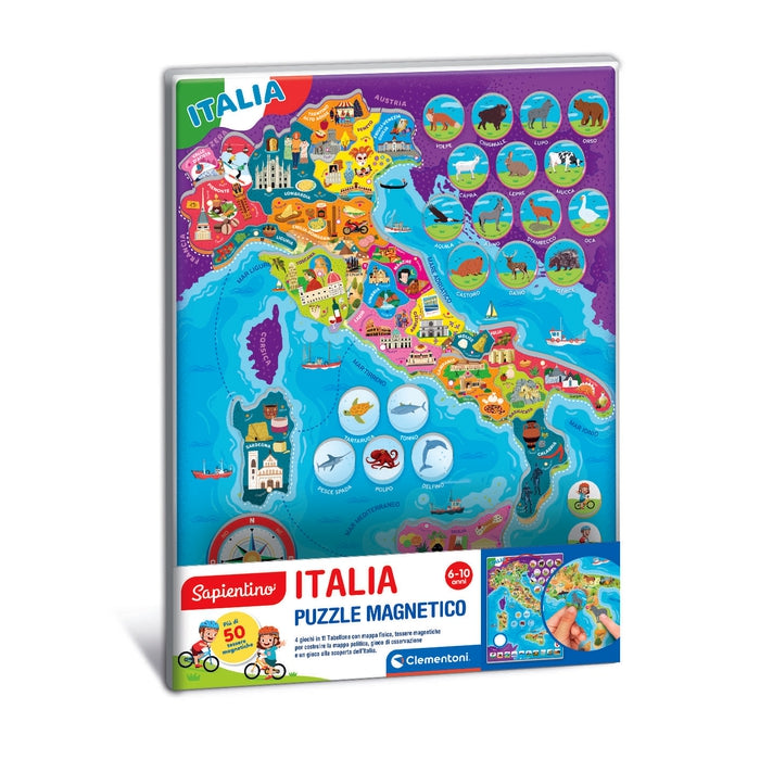 clementoni-sapientino-puzzle-magn-tique-italie-jeu-de-parcours image 1
