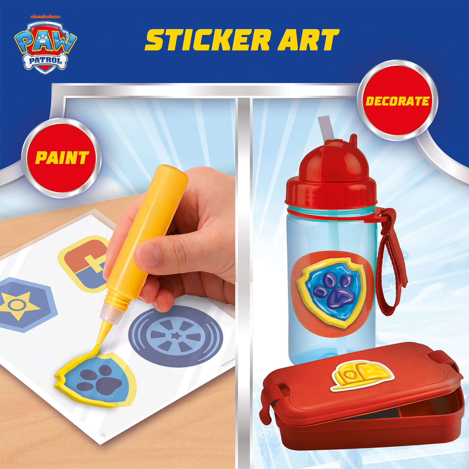 lisciani-paw-patrol-window-colours-sticker-art image 5