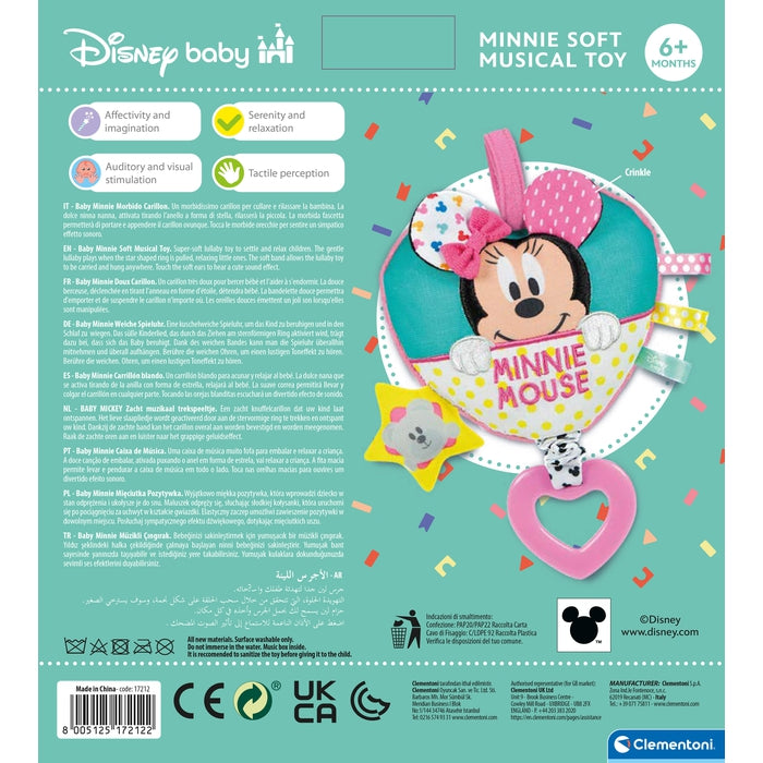 clementoni-disney-baby-minnie-doudou-musical-carillon-velcro image 6