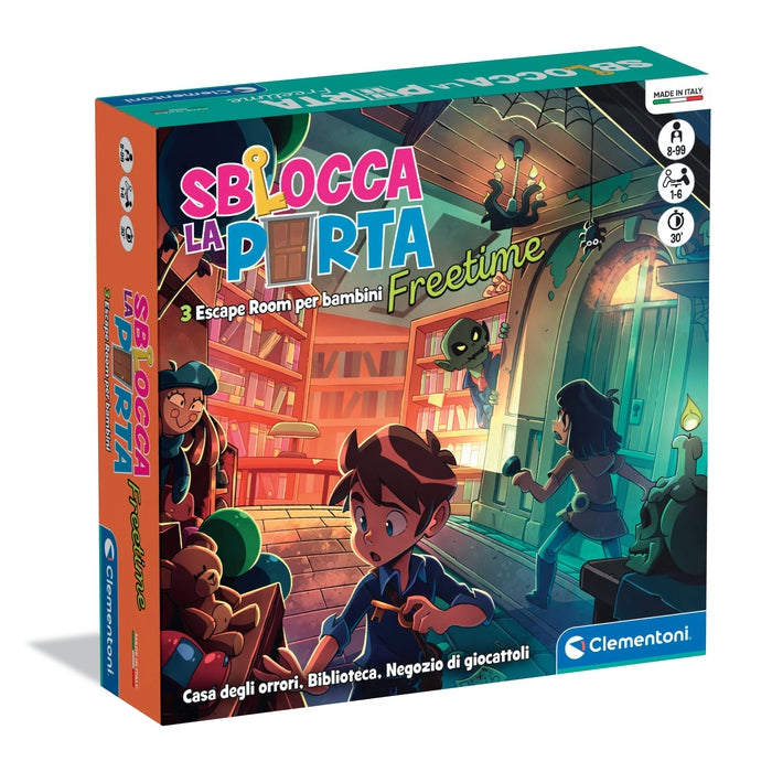 clementoni-sblocca-la-porta-freetime-escape-game-3-aventures-7-9-ans image 1