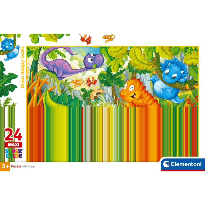 clementoni-dinos-happy-oasis-puzzle-enfant-24-maxi-pi-ces-62x42-cm image 4