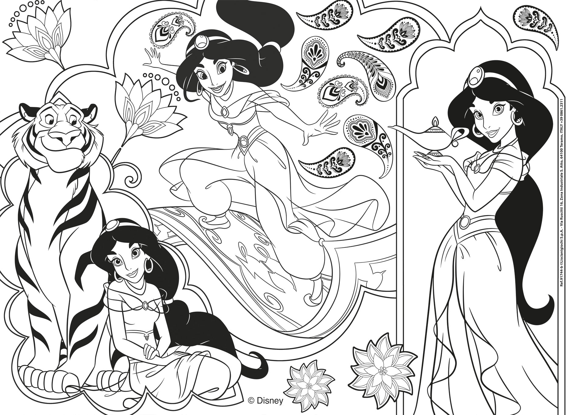 lisciani-disney-princess-puzzle-double-face-maxifloor-4-x-48 image 6