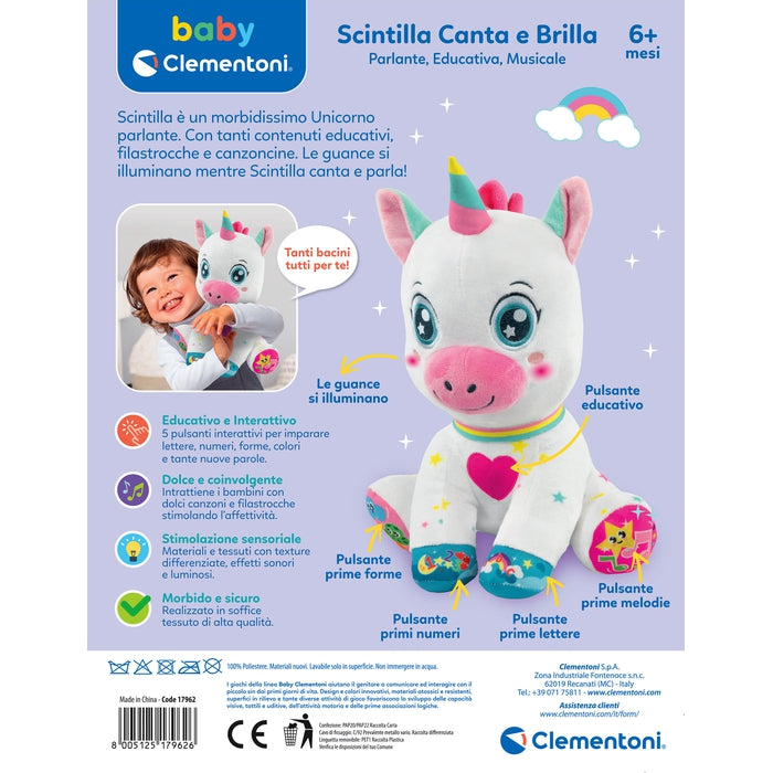 clementoni-baby-clementoni-scintilla-peluche-licorne-canta-e-brilla-6-mois image 6