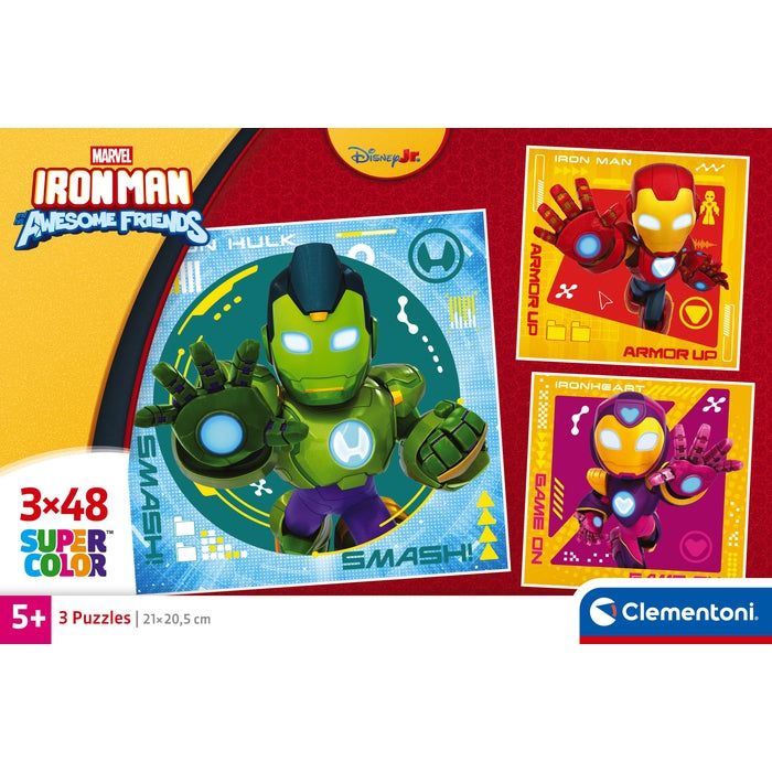 clementoni-iron-man-and-his-awesome-friends-3-puzzles-48-pi-ces image 6